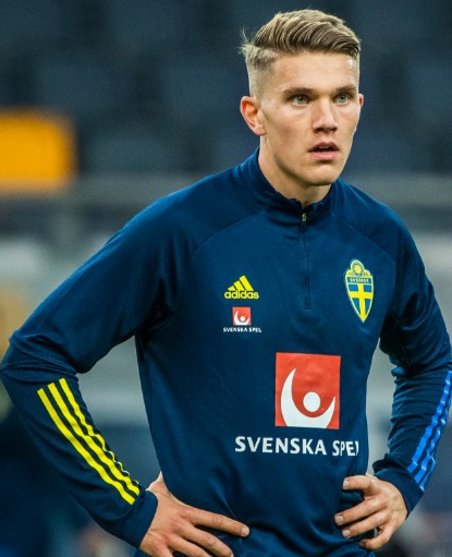 Viktor Gyökeres com a camisa da seleção sueca
