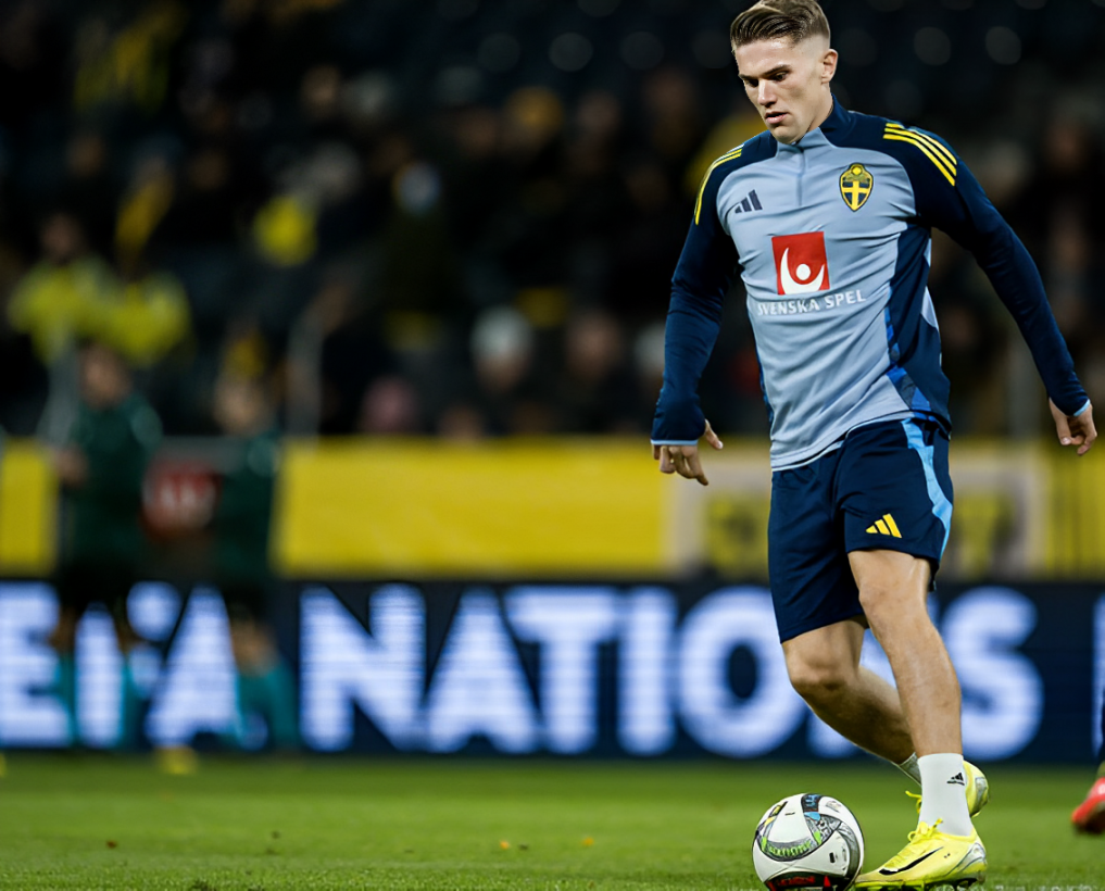 Viktor Gyökeres na seleção sueca