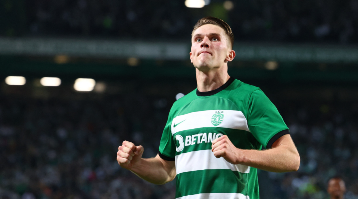 Gyökeres faz história com hat-trick contra o Manchester City
